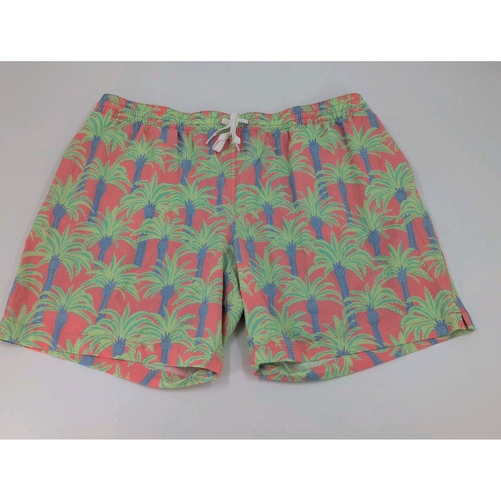 NWOT Chubbies The Easy Breezy 5.5" Classic Swim Trunk Sz XXL Palm Tree Pattern